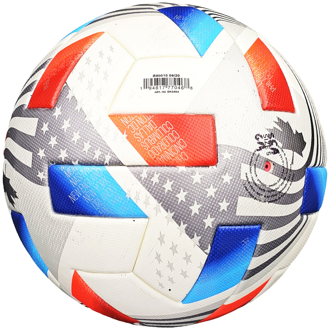 2021 MLS Game Match Used White Adidas Nativo Soccer Ball Sounders Fanatics