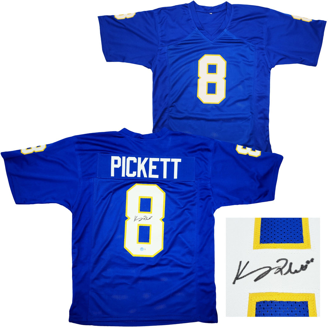 Pittsburgh Panthers Kenny Pickett Autographed Signed Blue Jersey Beckett