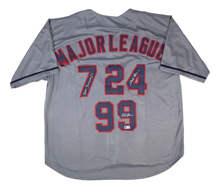 Sheen Bernsen Berenger Signed Gray Major League Baseball Jersey BAS