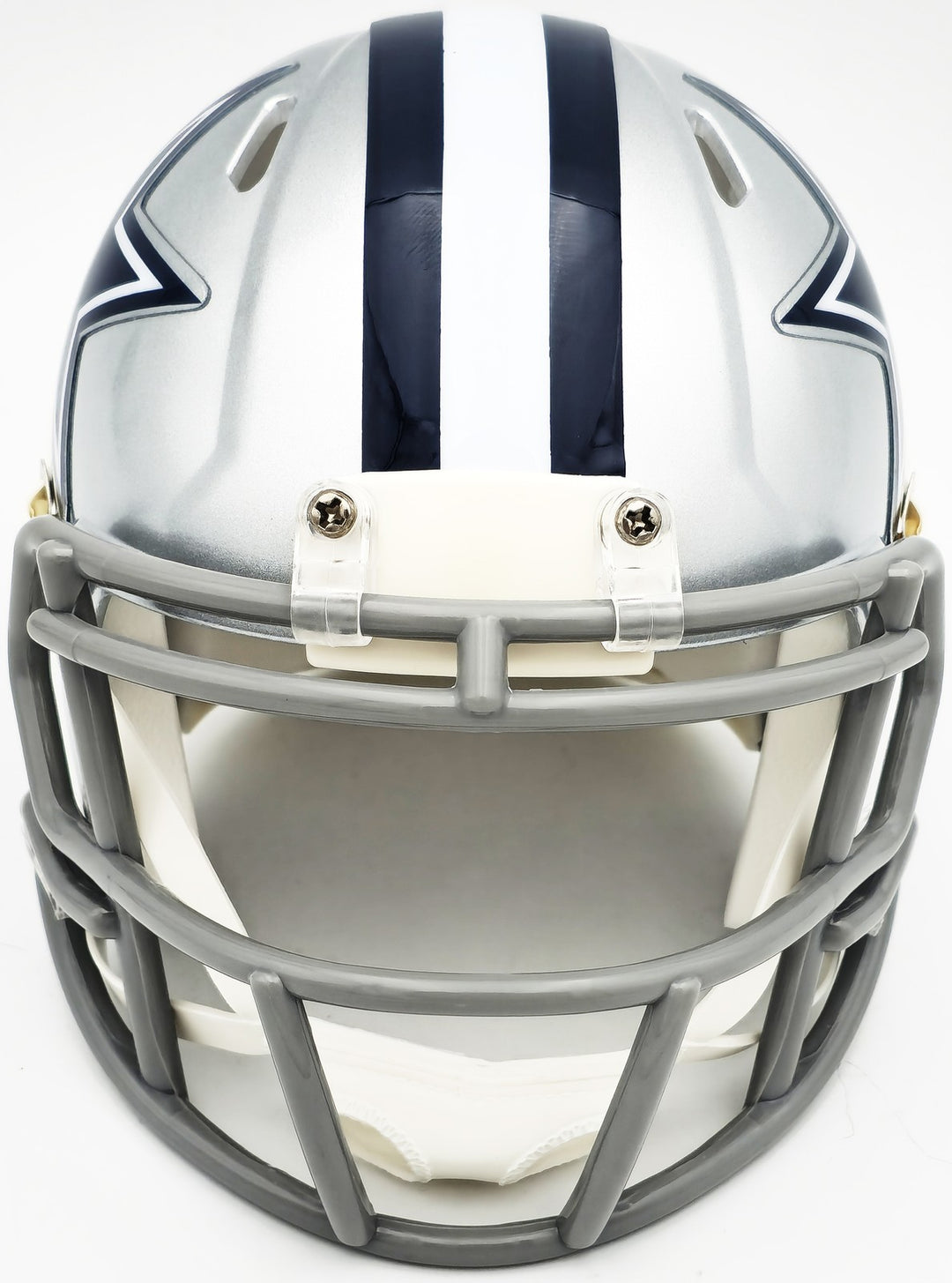 Dez Bryant Signed Dallas Cowboys Silver Speed Mini Helmet Beckett Witness