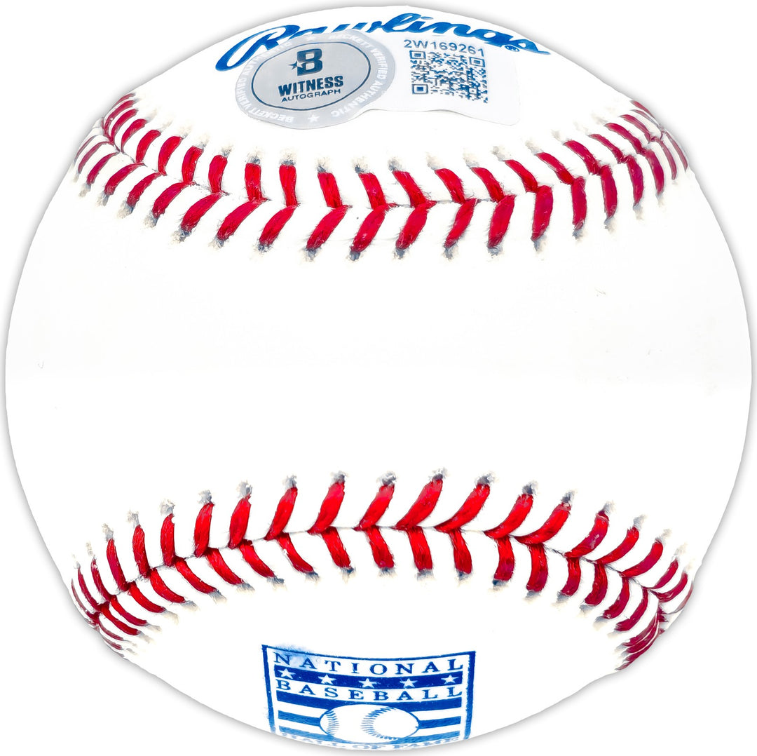Terry Francona Signed Official HOF Logo Baseball Boston Red Sox Beckett Witness