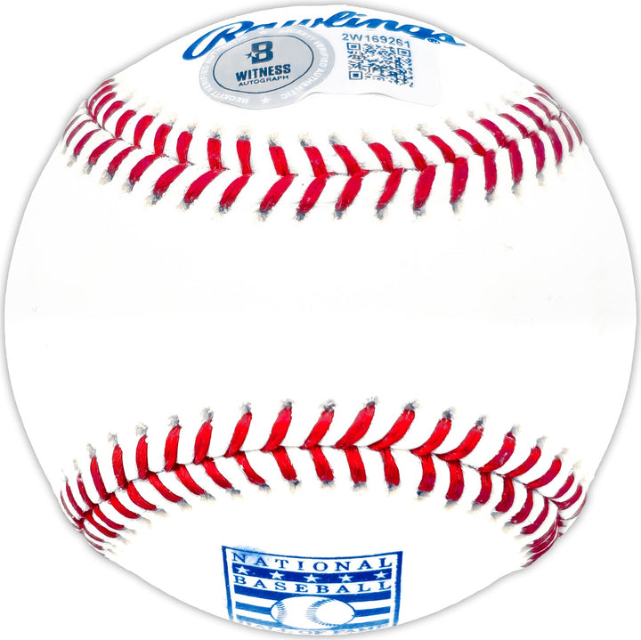 Terry Francona Signed Official HOF Logo Baseball Boston Red Sox Beckett Witness