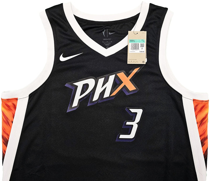 Phoenix Mercury Diana Taurasi Auto Black Nike Rebel Edition Jersey Sz XL Beckett