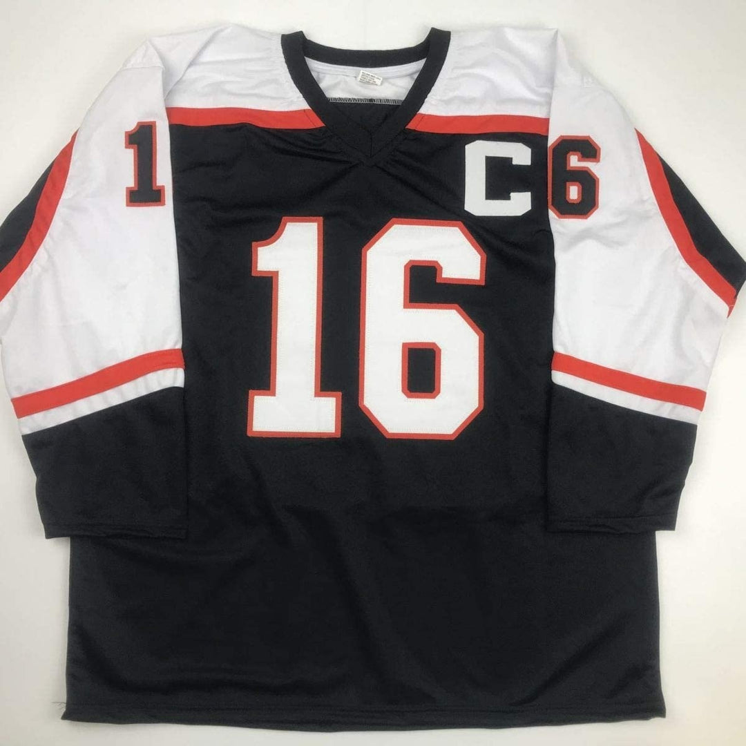Autographed/Signed Bob Bobby Clarke Philadelphia Black Jersey JSA COA