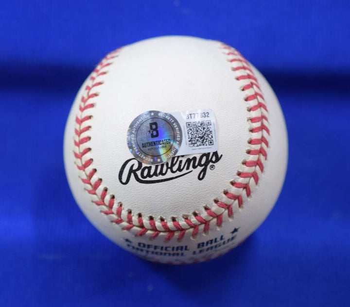 Don Sutton Beckett BAS Autograph National League ONL Signed Baseball
