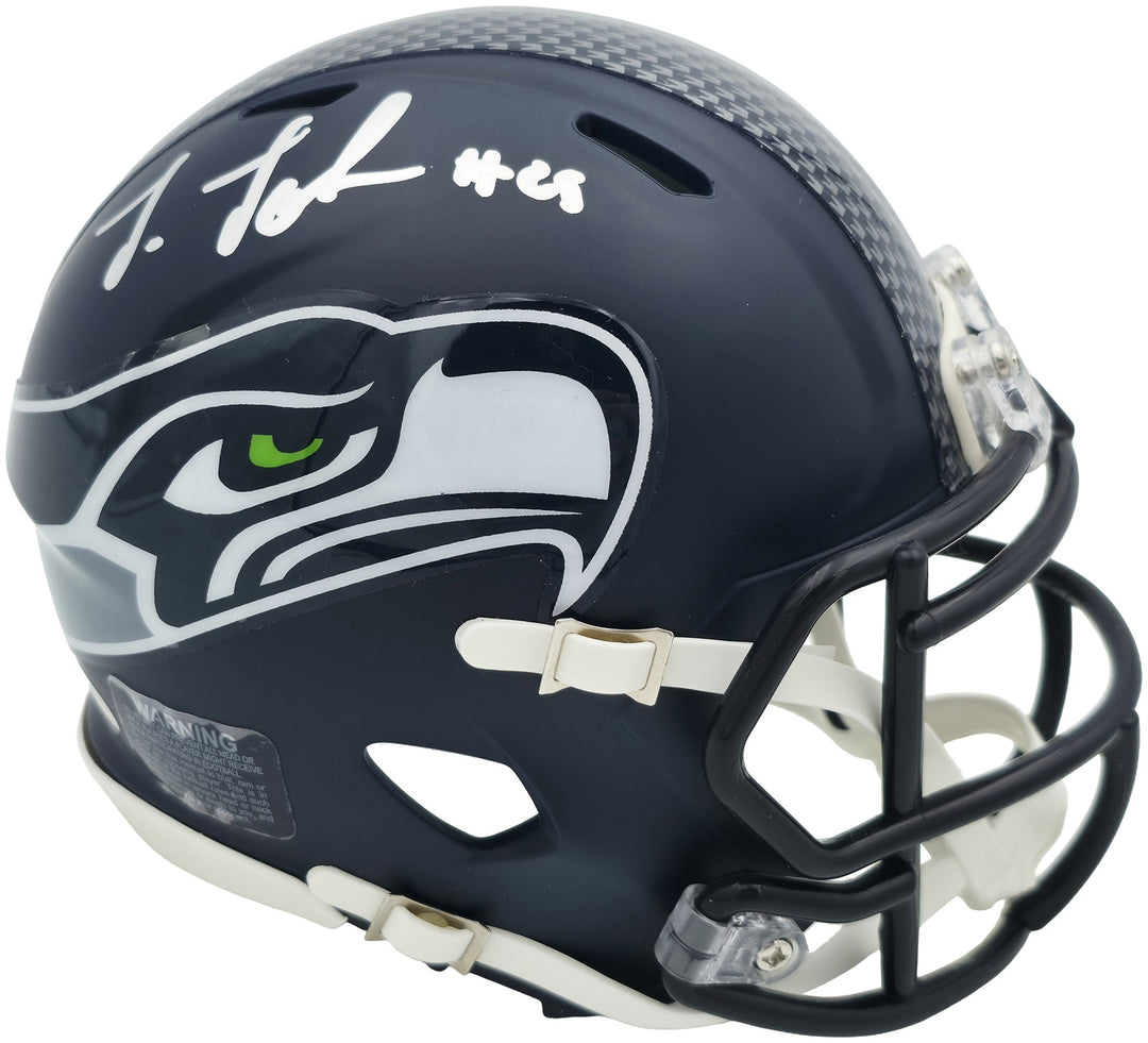 Josh Jobe Signed Seattle Seahawks Blue Speed Mini Helmet MCS Holo