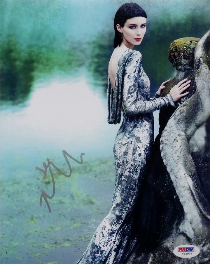 Rooney Mara Signed 8X10 Photo The Girl With The Dragon Tattoo PSA