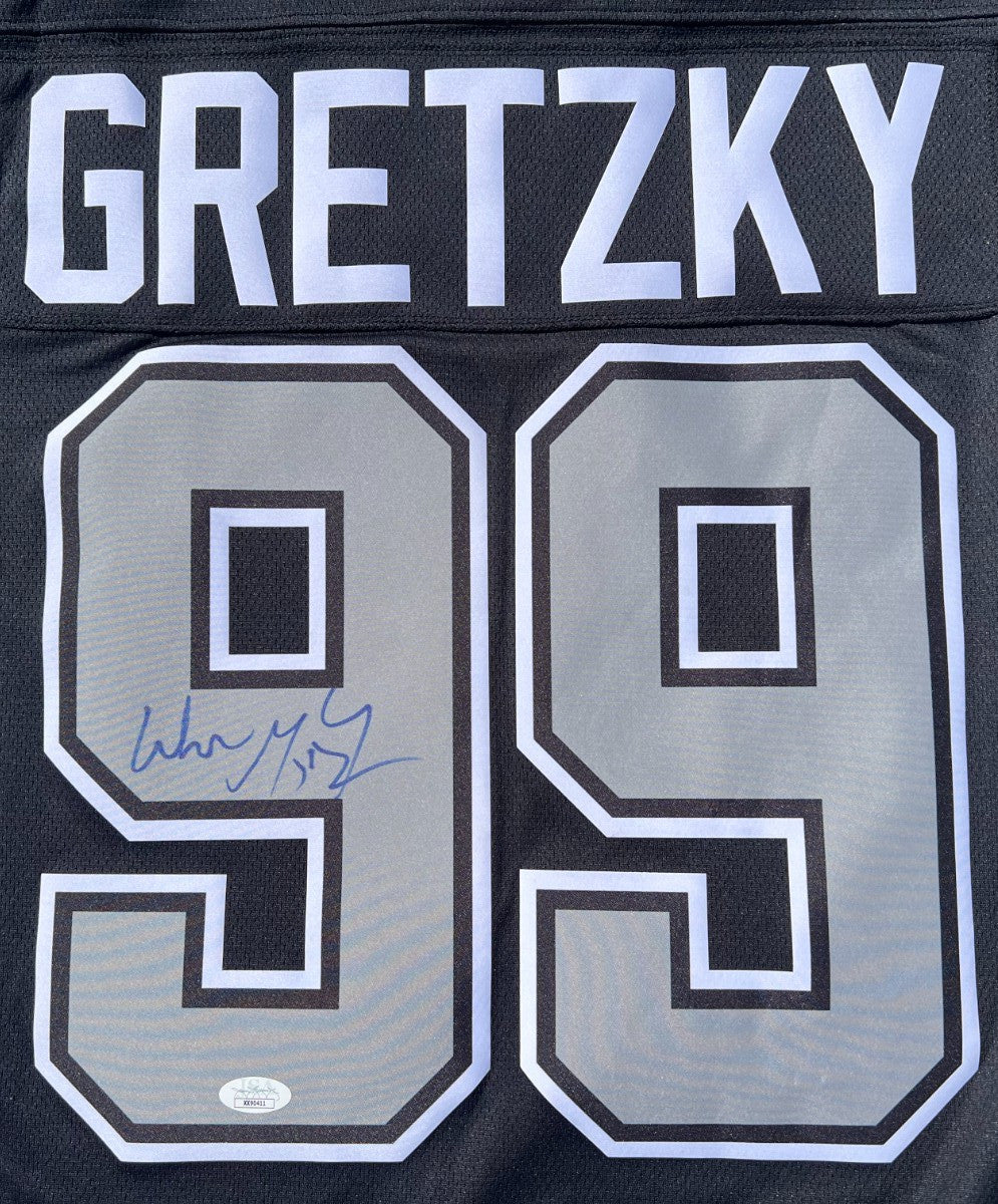 WAYNE GRETZKY SIGNED LOS ANGELES KINGS FANATICS AUTHENTIC HOCKEY JERSEY JSA