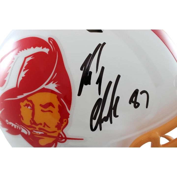Rob Gronkowski Autographed Tampa Bay Buccaneers Pro Helmet TB Beckett WIT 58330