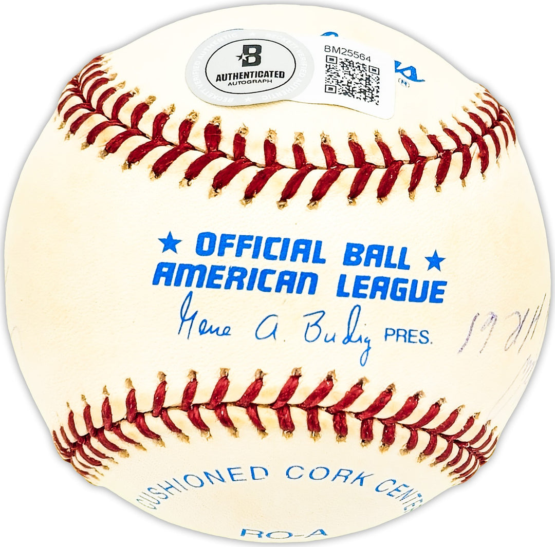 Jack Fisher & Tracy Stallard Autographed Baseball Maris 60th HR Beckett BM25564