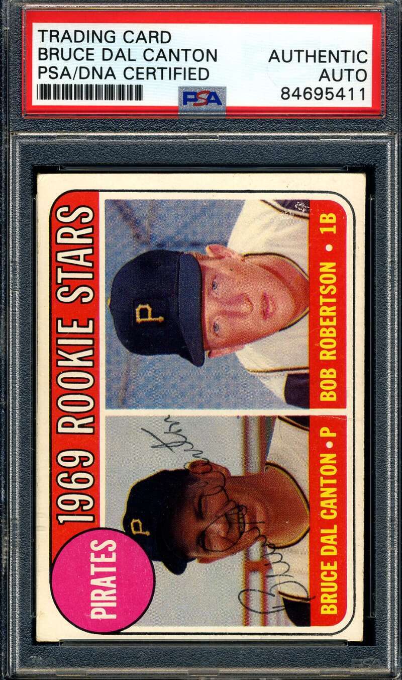 Bruce Dal Canton PSA DNA Signed 1969 Topps Rookie Stars Autograph
