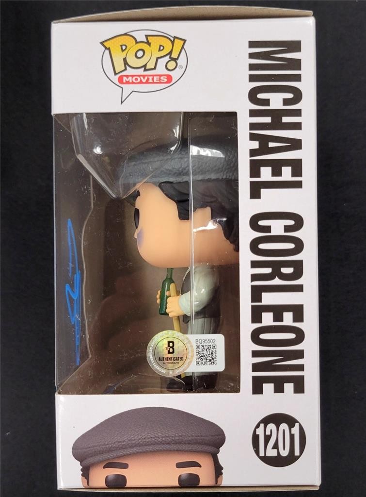 Al Pacino signed Godfather Michael Corleone Funko Pop 1201 autograph Beckett BAS
