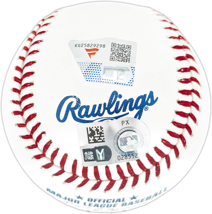 Cody Bellinger Signed MLB Baseball Chicago Cubs "Go Cubs!" Fanatics & MLB Holo