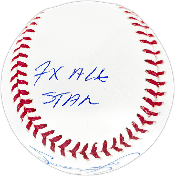 Sammy Sosa Signed Official MLB Baseball Cubs "7x All Star & 609 HR" Beckett Wit