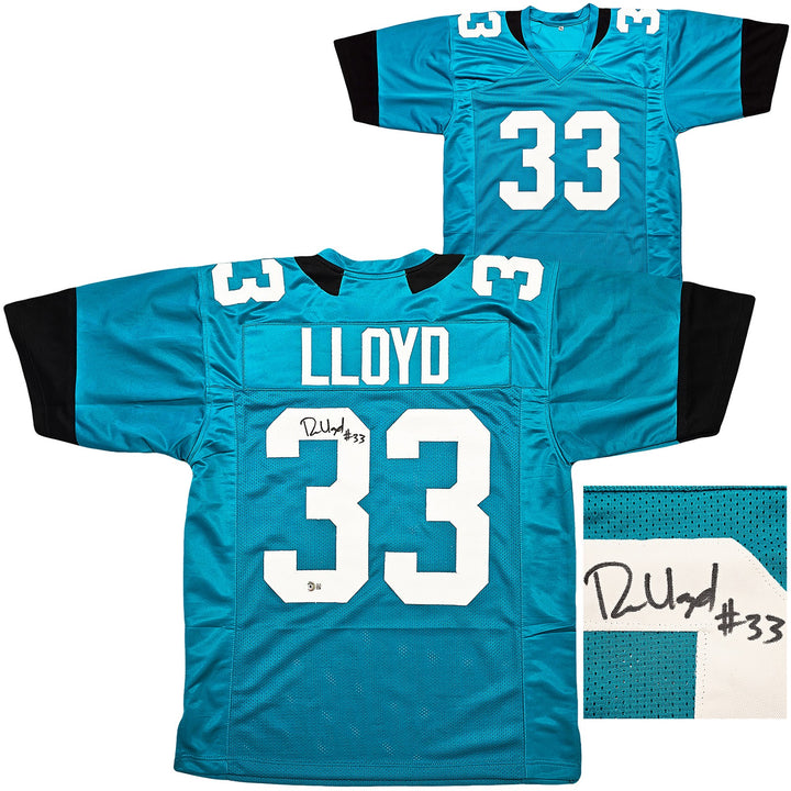 Jacksonville Jaguars Devin Lloyd Signed Teal Jersey Beckett Witness