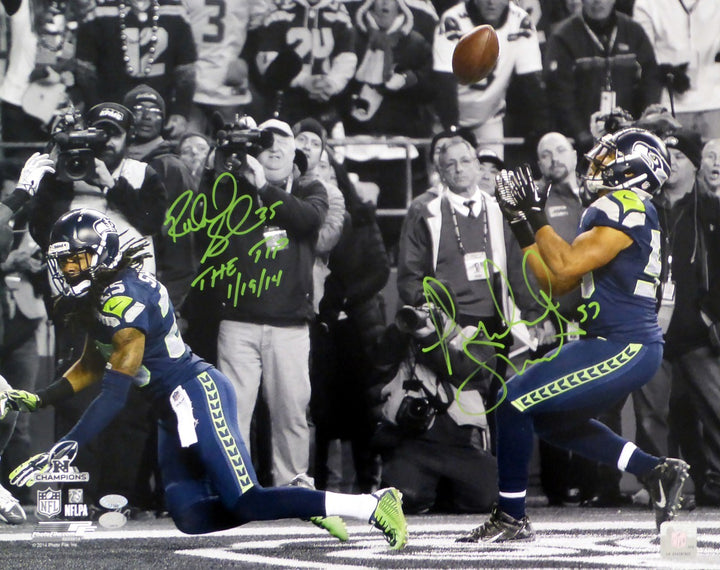 Richard Sherman & Malcolm Smith Signed 16x20 Photo Seahawks RS Holo & MCS Holo