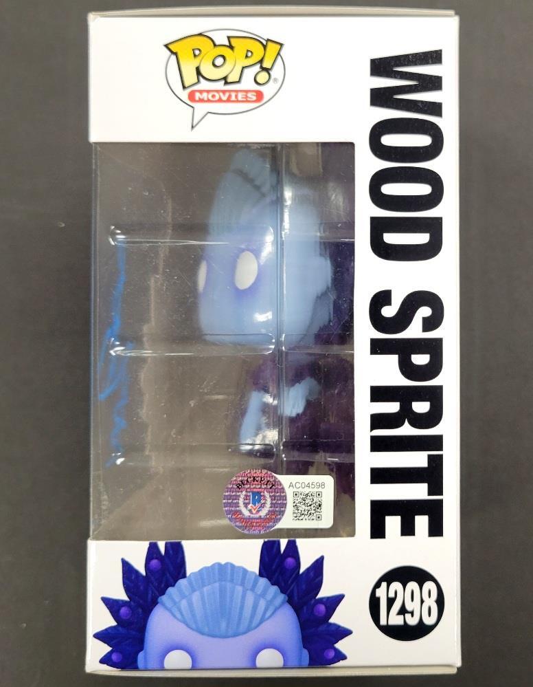 Mark Gustafson signed Pinocchio Wood Sprite Funko Pop! autograph (A) BAS Beckett