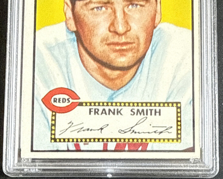 1952 Topps FRANK SMITH #179 PSA 7 Nm Near Mint Razor Sharp Clean Reds