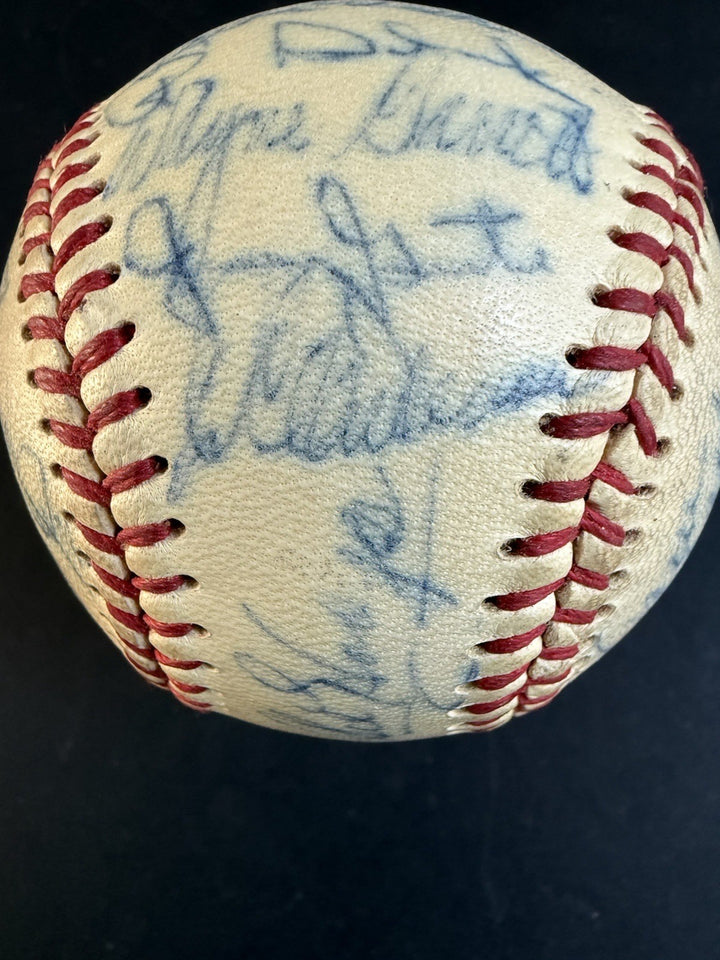 1970 Ny Mets Team Signed Baseball Nolan Ryan Tom Seaver Gil Hodges Berra PSA COA