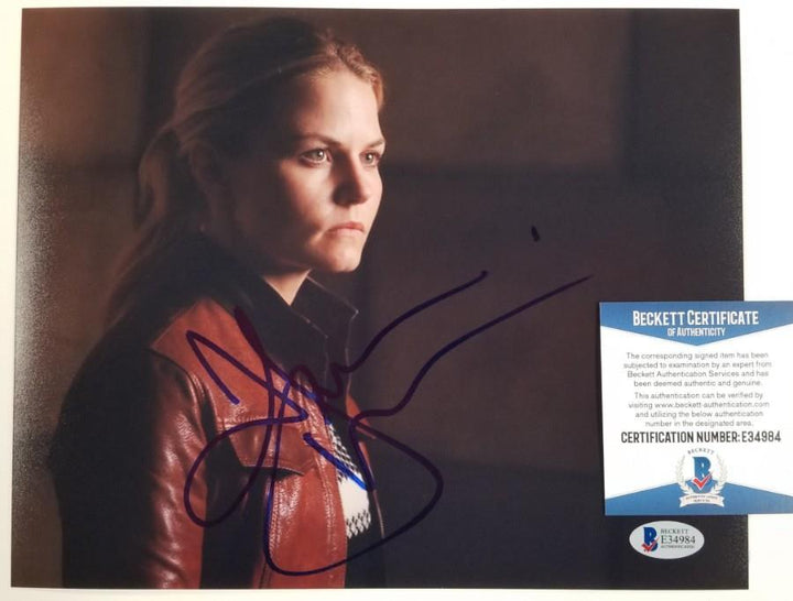 JENNIFER MORRISON Signed 8x10 Photo #3 Once Upon a Time Actress~ Beckett BAS COA