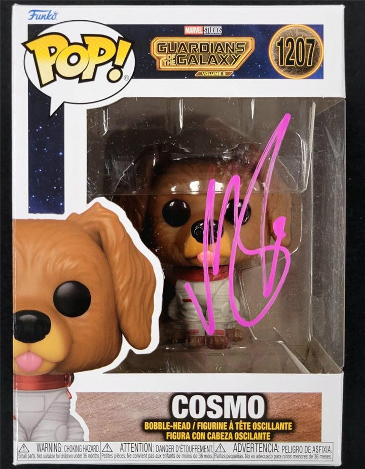 Maria Bakalova signed Cosmo Guardians of the Galaxy Funko Pop! (B) ~ Beckett BAS