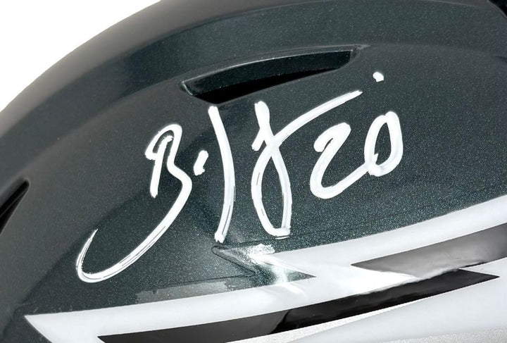 Brian Dawkins Signed Philadelphia Eagles MIDI SpeedFlex Helmet BAS