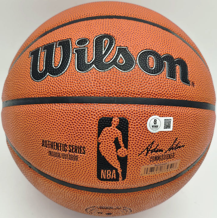 Jaylen Brown Signed Authentic Series I/O Basketball Boston Celtics Beckett Wit