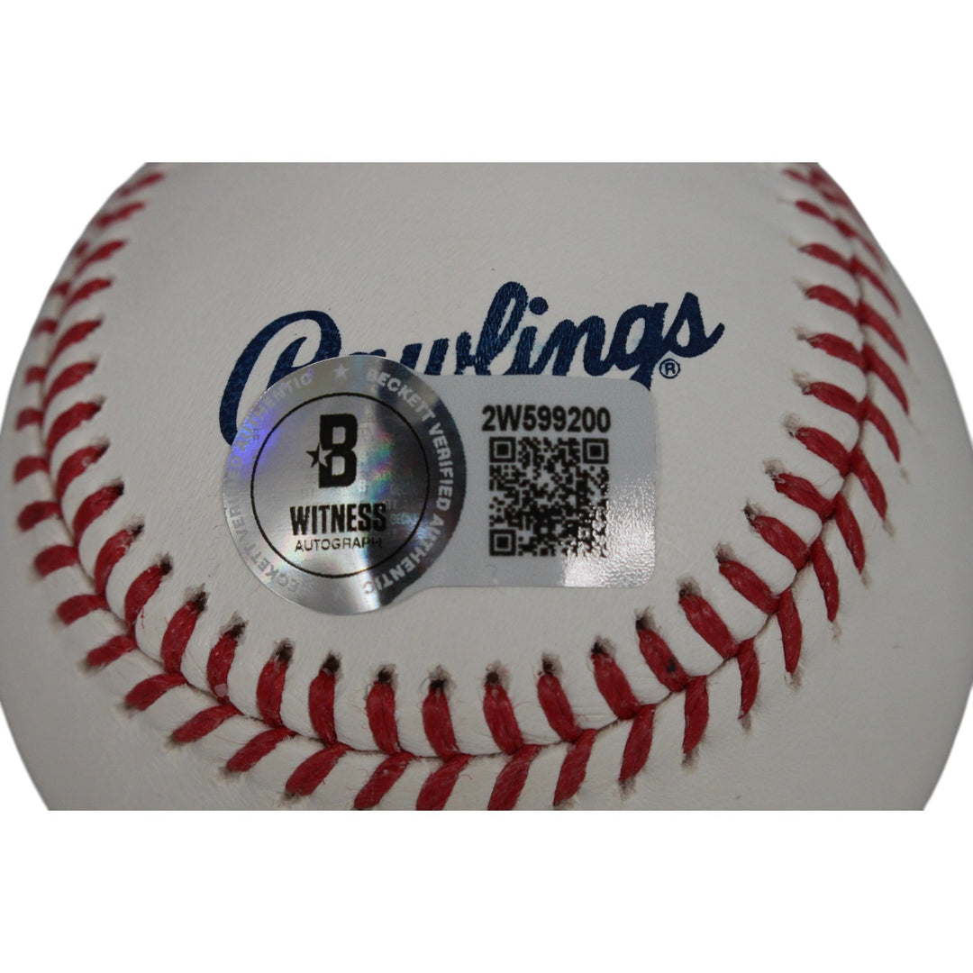 David Cone Autographed New York Yankees OML Baseball 7/18/99 PG Beckett 50121