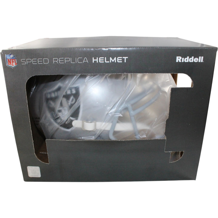 Ashton Jeanty Autographed Las Vegas Raiders F/S Helmet Beckett Witness 55257