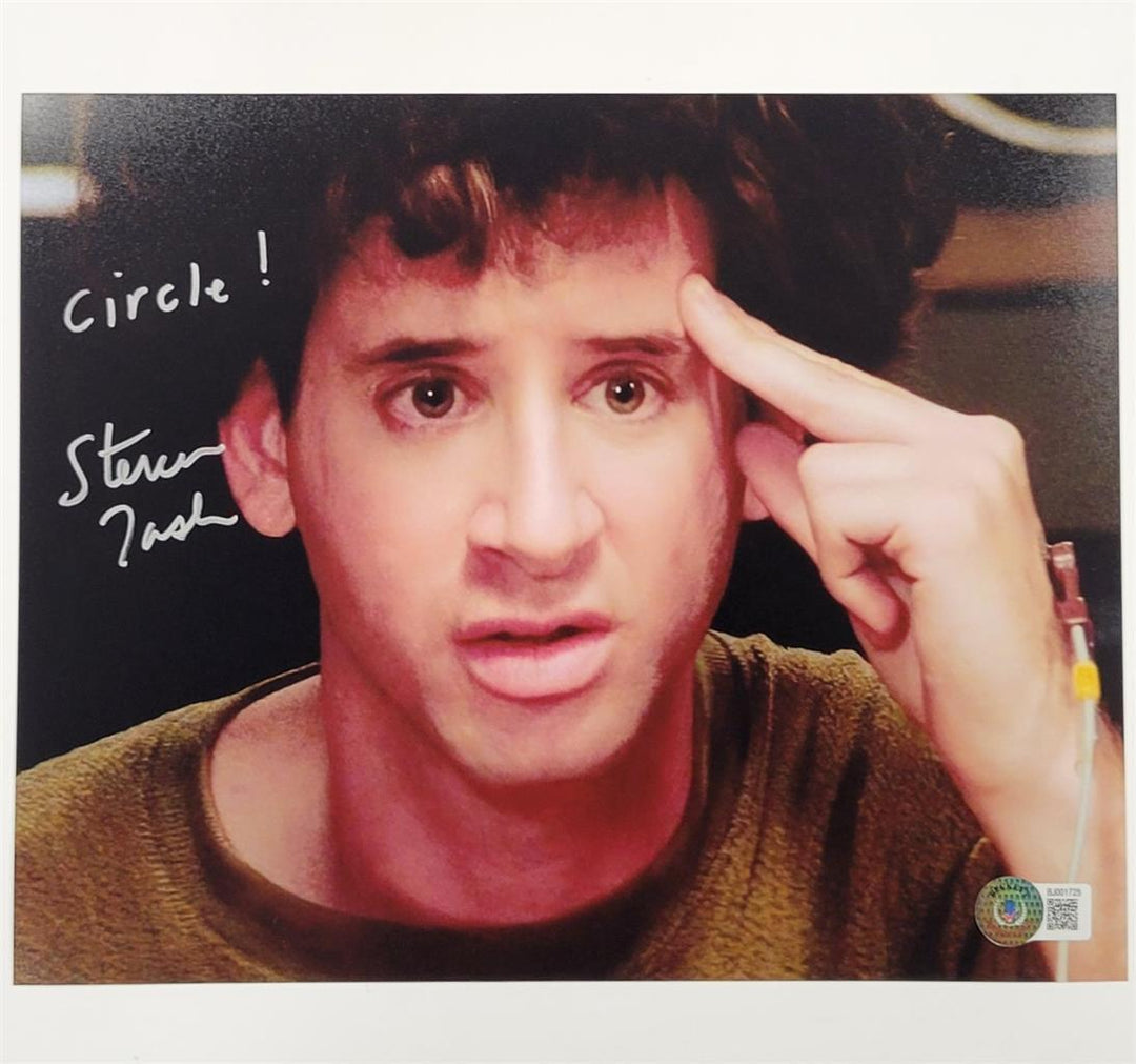 Steven Tash signed "Circle!" Ghostbusters 8x10 Photo autograph ~ Beckett BAS