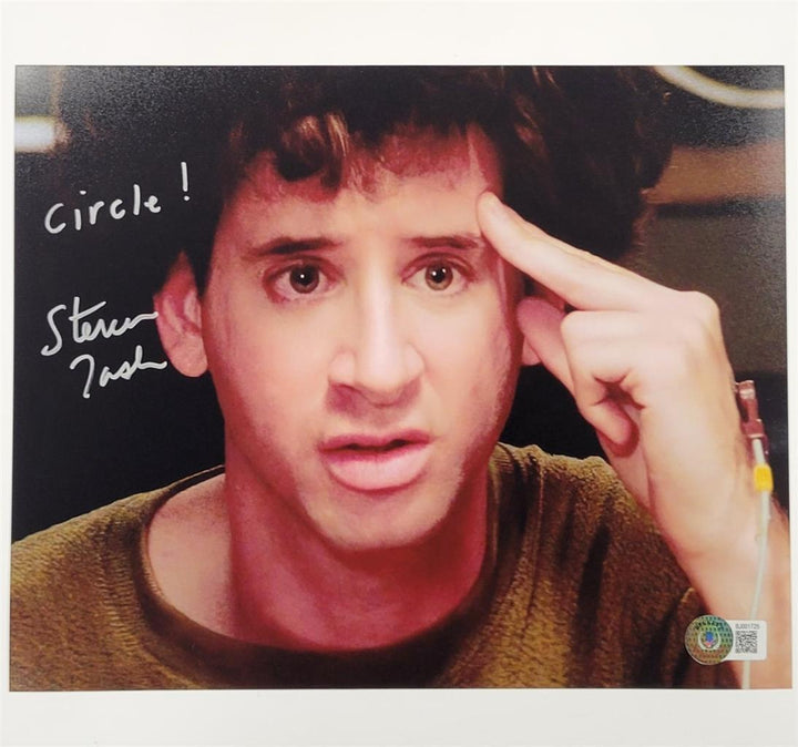 Steven Tash signed "Circle!" Ghostbusters 8x10 Photo autograph ~ Beckett BAS