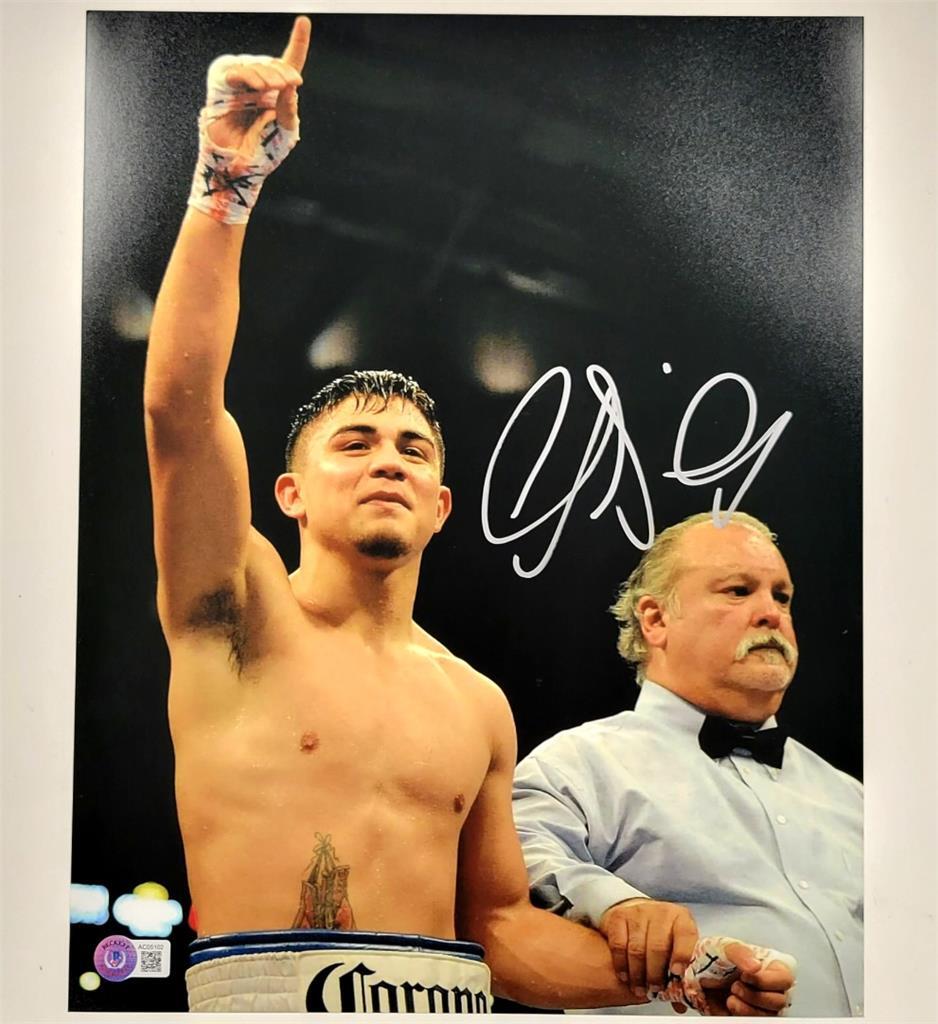 Joseph Diaz Jr. signed 11x14 photo boxing autograph (A) ~ Beckett BAS