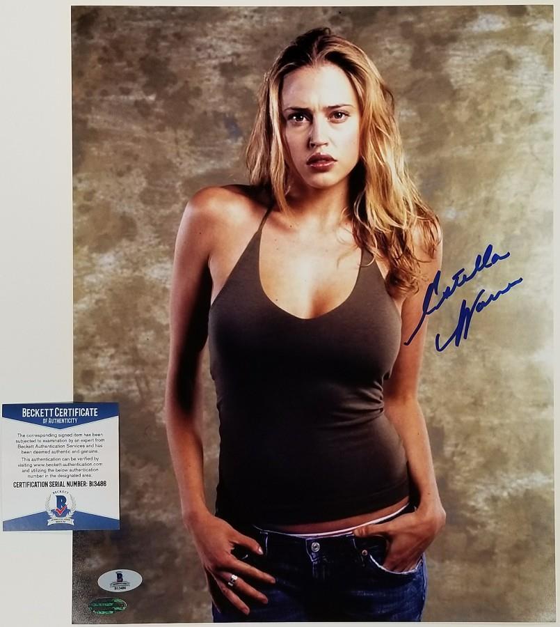 ESTELLA WARREN Signed 11x14 Photo #8 Victoria's Secret Model ~ Beckett BAS COA