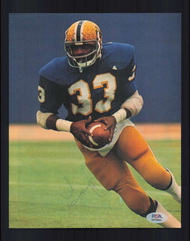 Tony Dorsett PSA DNA Signed  Vintage 8x10 Photograph Autograph Pitt