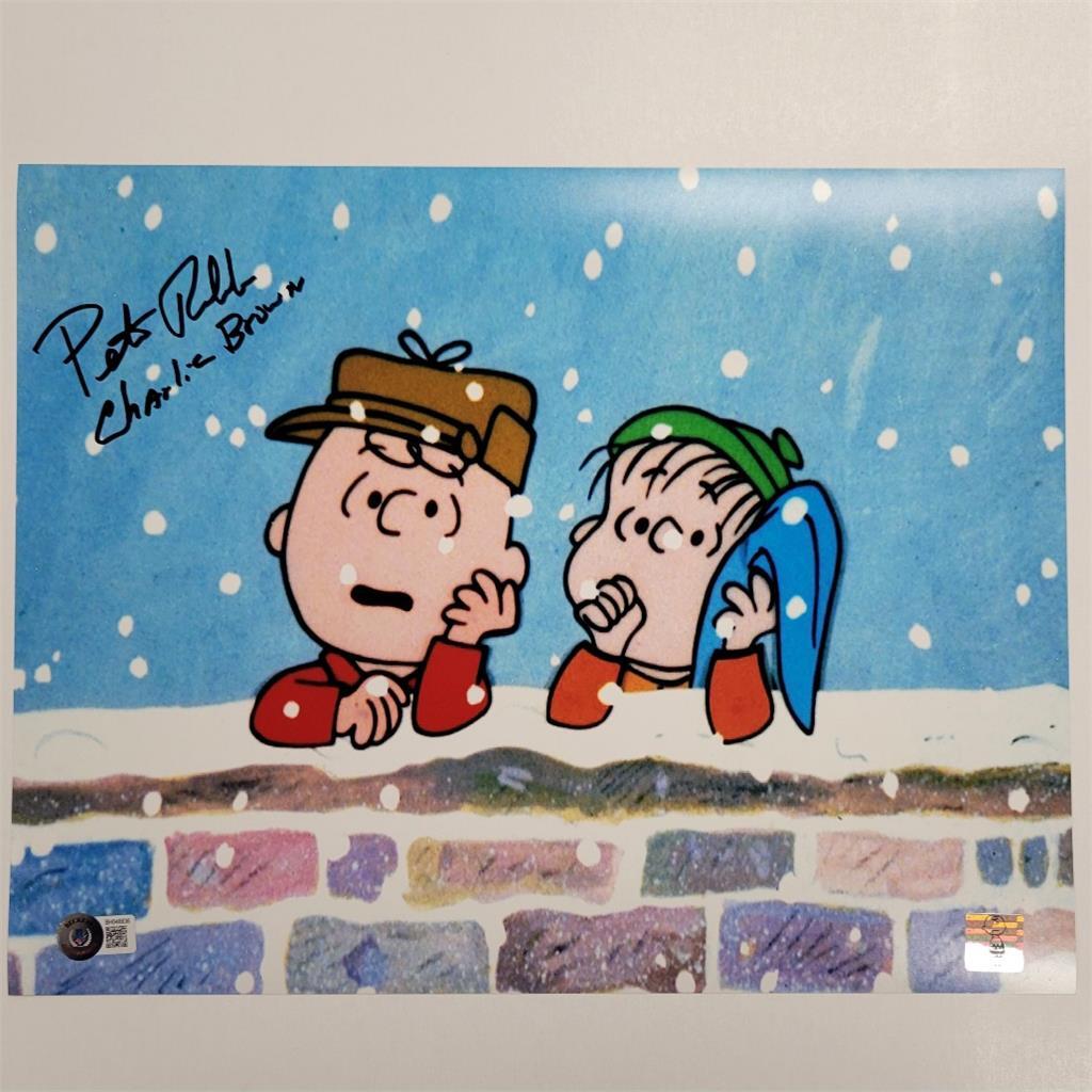Peter Robbins signed "Charlie Brown"  11x14 photo ~ Beckett BAS Holo