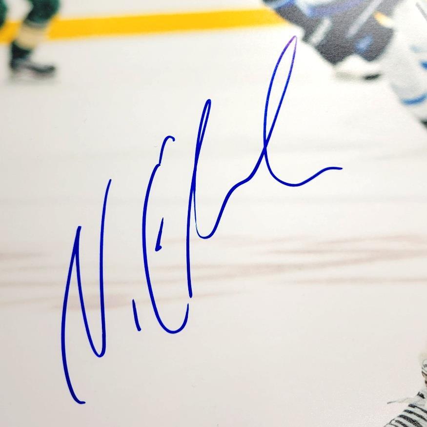 Nikolaj Ehlers signed Winnipeg Jets 11x14 photo autograph ~ Beckett BAS Holo