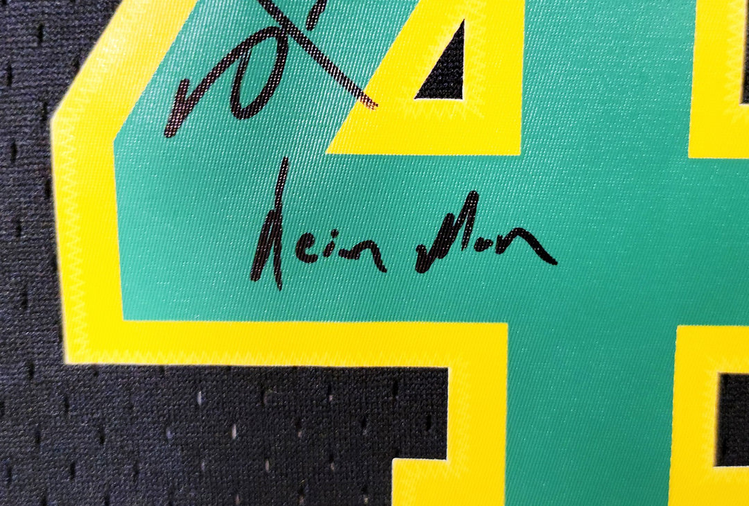 Sonics Shawn Kemp Auto Black Mitchell Ness HWC Swingman Jersey XL Reign Man