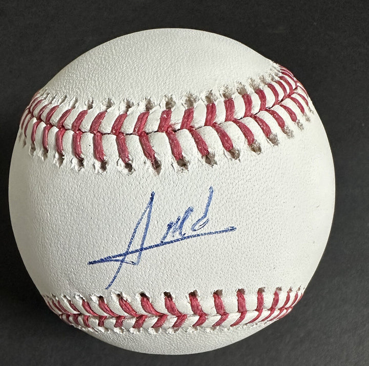 Amed Rosario Signed Official Mlb Baseball Autograph Cleveland Guardians Steiner