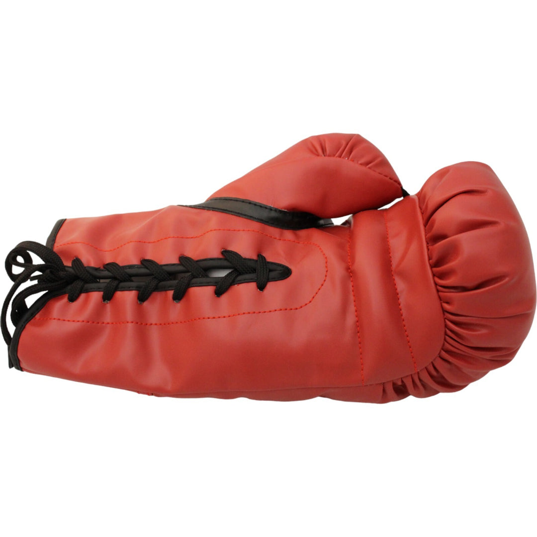 Roberto Duran Autographed/Signed Red Left Boxing Glove Beckett 44774