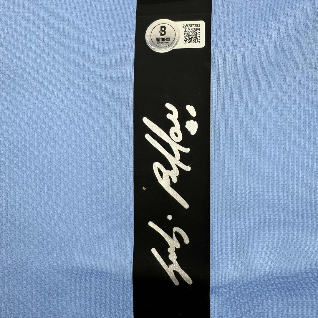 Autographed/Signed Gianluigi Buffon Juventus Blue Jersey Beckett BAS COA