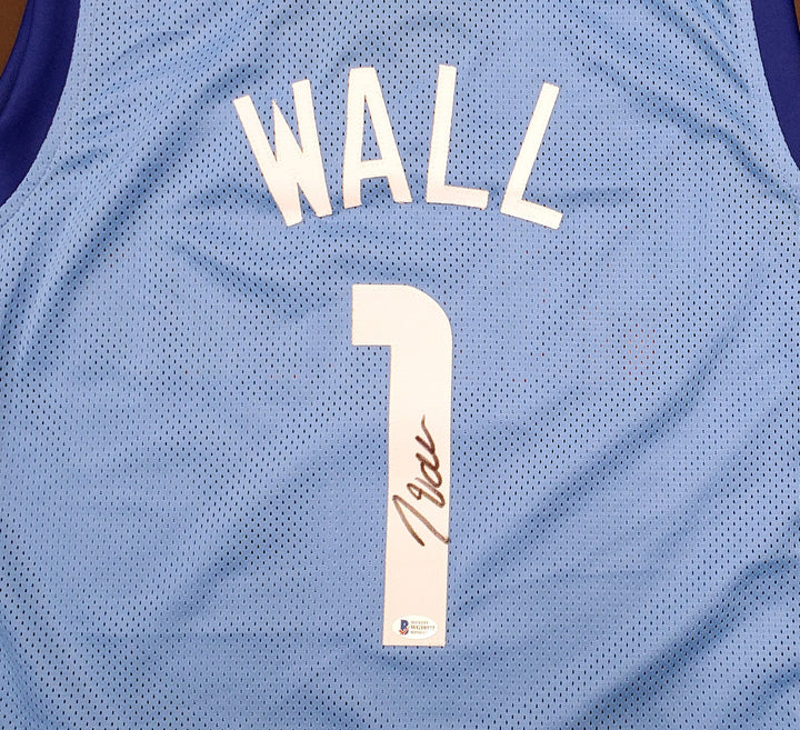 Houston Rockets John Wall Autographed Signed Light Blue Jersey Beckett