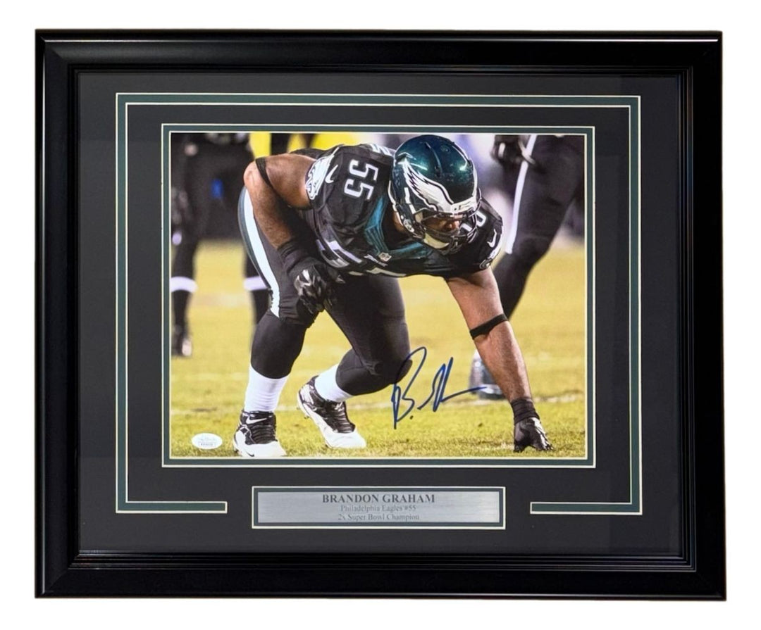 Brandon Graham Signed Framed 11x14 Philadelphia Eagles Photo JSA