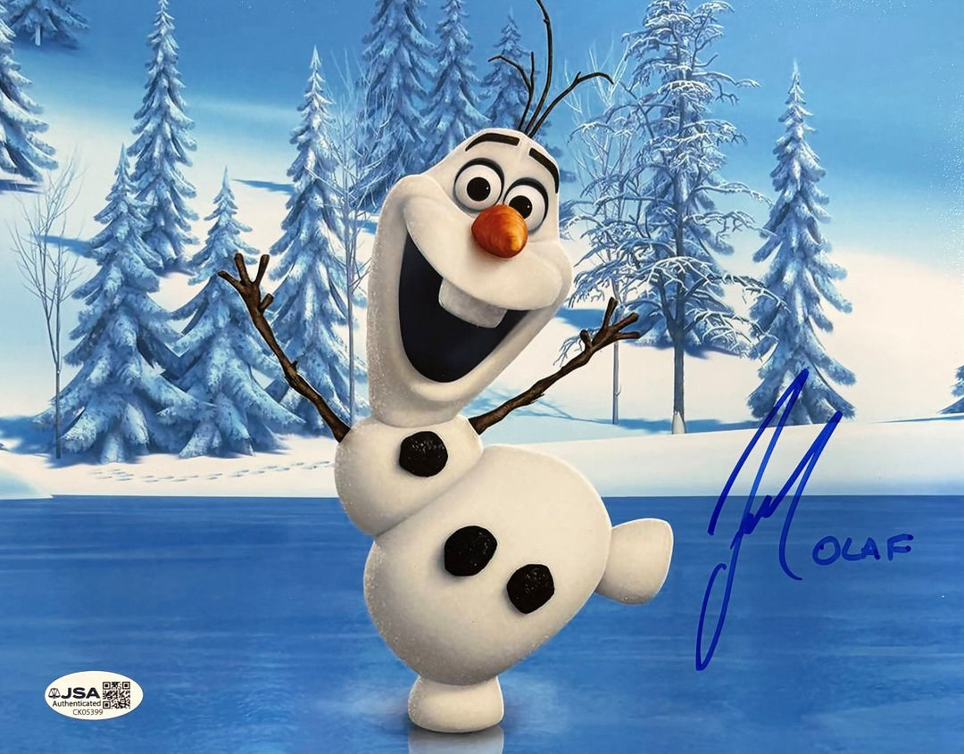 Josh Gad Signed 8x10 Frozen Photo Olaf Inscribed JSA