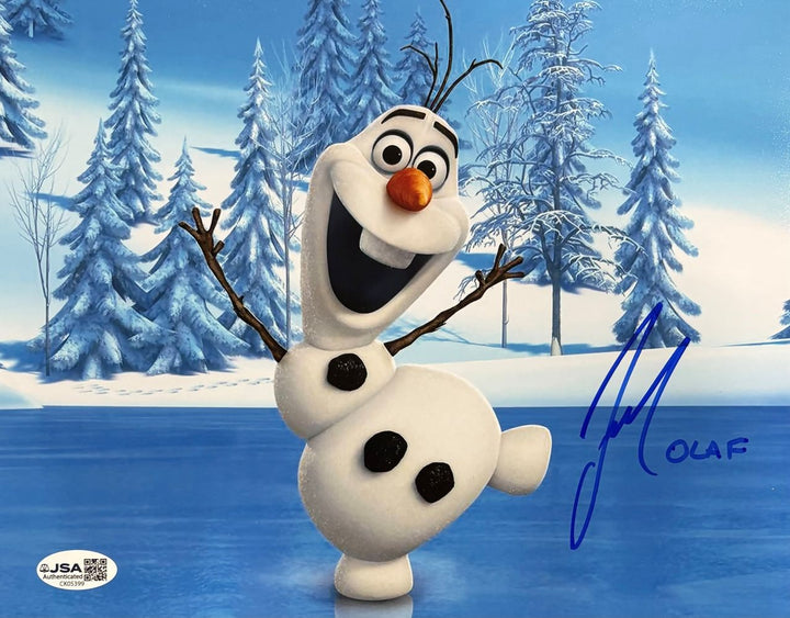 Josh Gad Signed 8x10 Frozen Photo Olaf Inscribed JSA