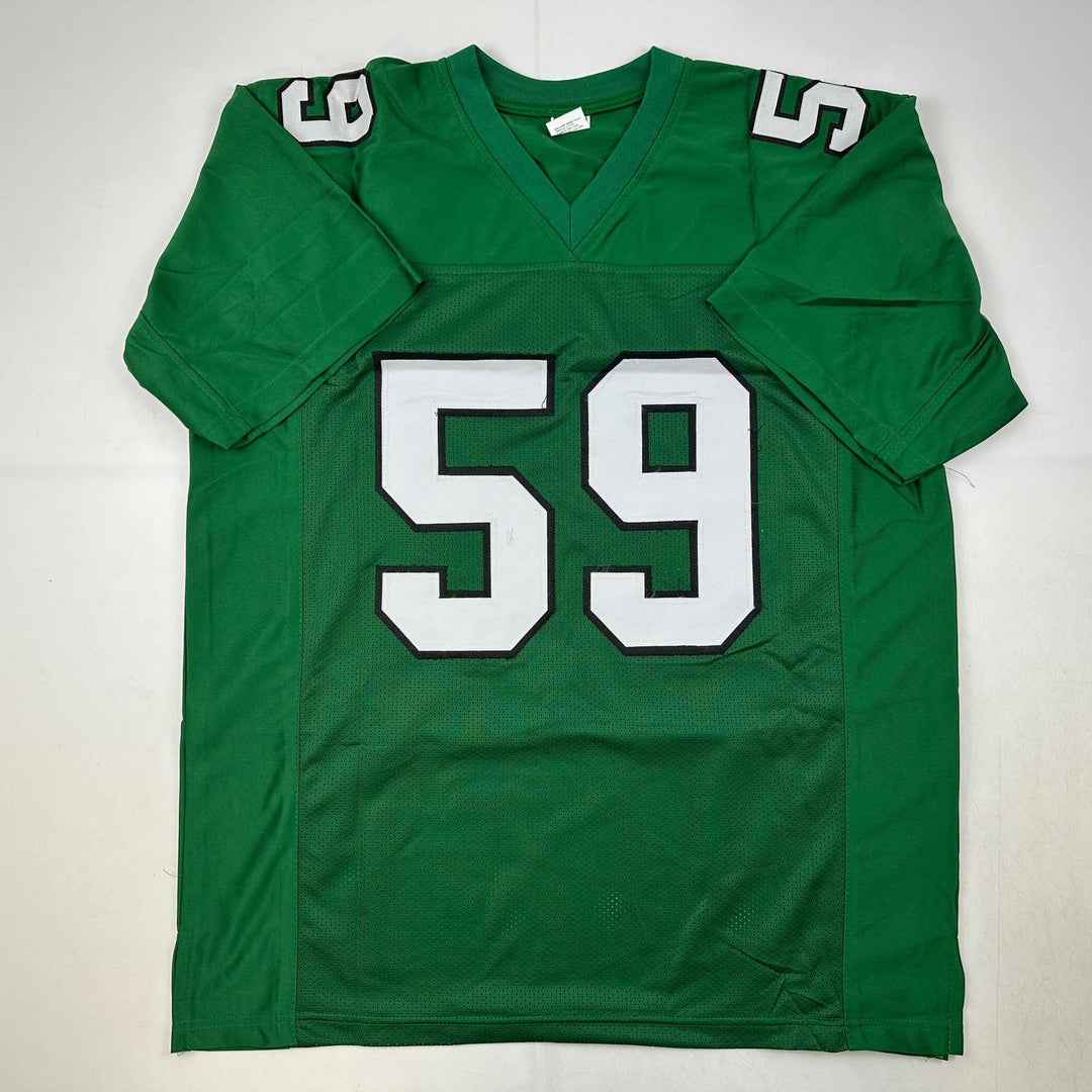 Facsimile Autographed Seth Joyner Philadelphia Kelly Green Reprint Jersey XL