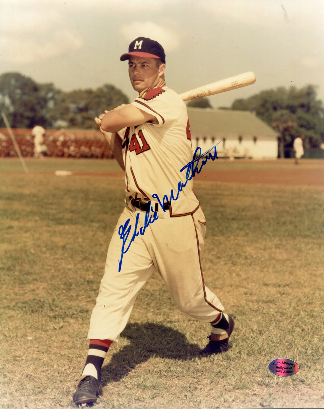 Eddie Mathews Autographed 8x10 Photo