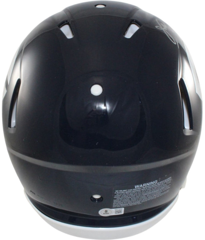 Jim McMahon Autographed Chicago Bears Authentic TB Helmet Beckett Witness 55377