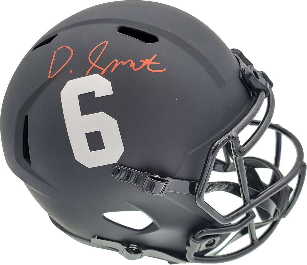 Devonta Smith Signed Alabama Crimson Tide Eclipse Black Full Size Replica Speed