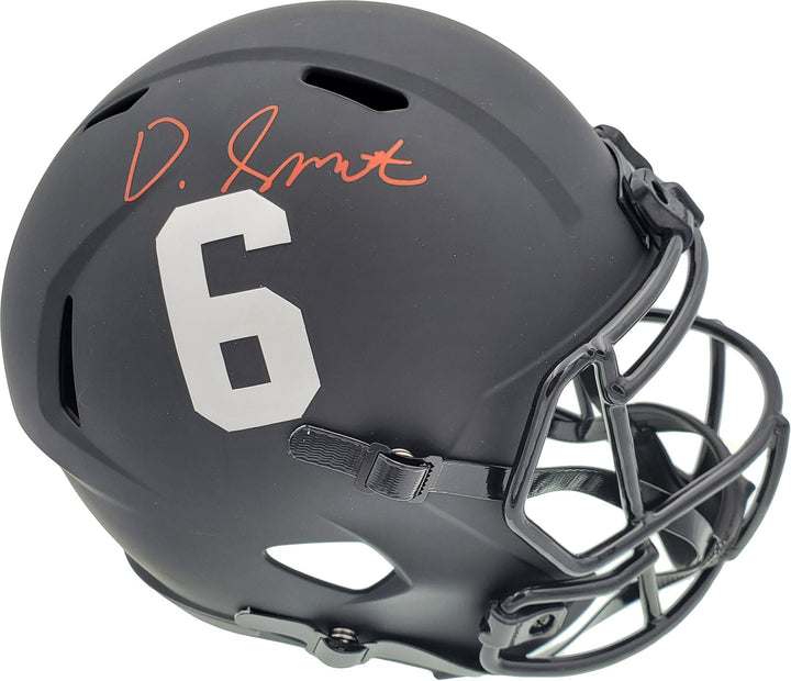 Devonta Smith Signed Alabama Crimson Tide Eclipse Black Full Size Replica Speed