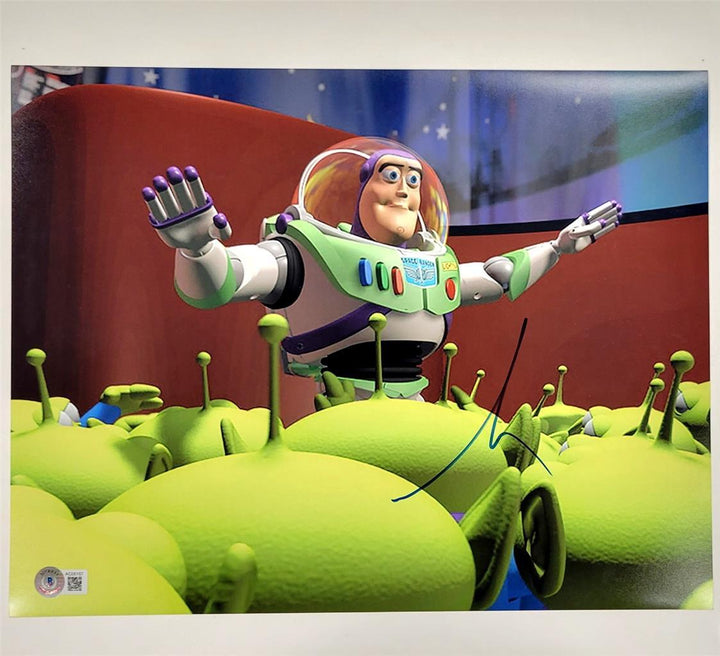Tim Allen signed Toy Story 11x14 photo Buzz Lightyear autograph Beckett BAS Holo